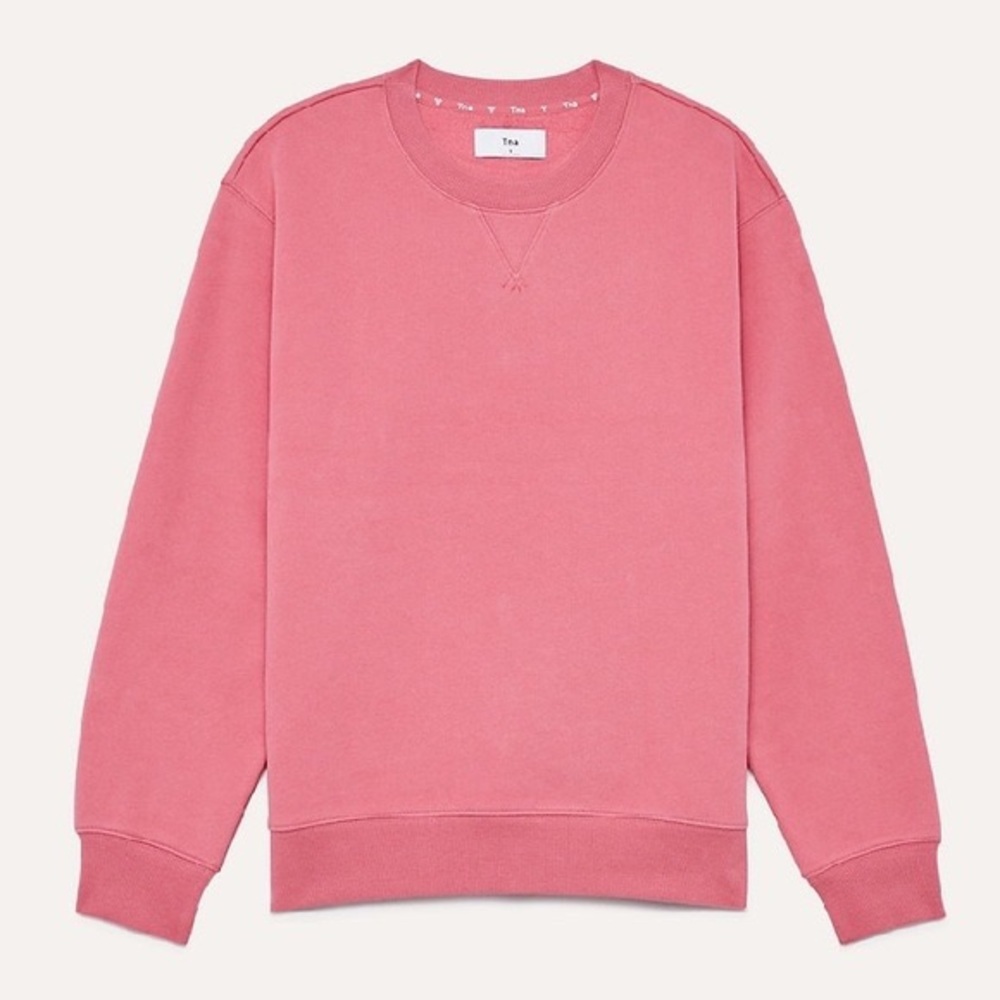 TNA | Pink Crewneck Knit Top | M